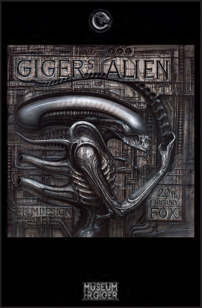 Giger Museum 24 x 36 Inch Alien Portrait Poster | eBay