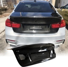 For BMW F80 M3 & F30 320i 328i 335i REAL CARBON Rear Trunk Boot Lid Cover Trim
