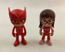 PJ Masks Amaya Owlette Transforming Red Action Figures Just Play Lot Of 2