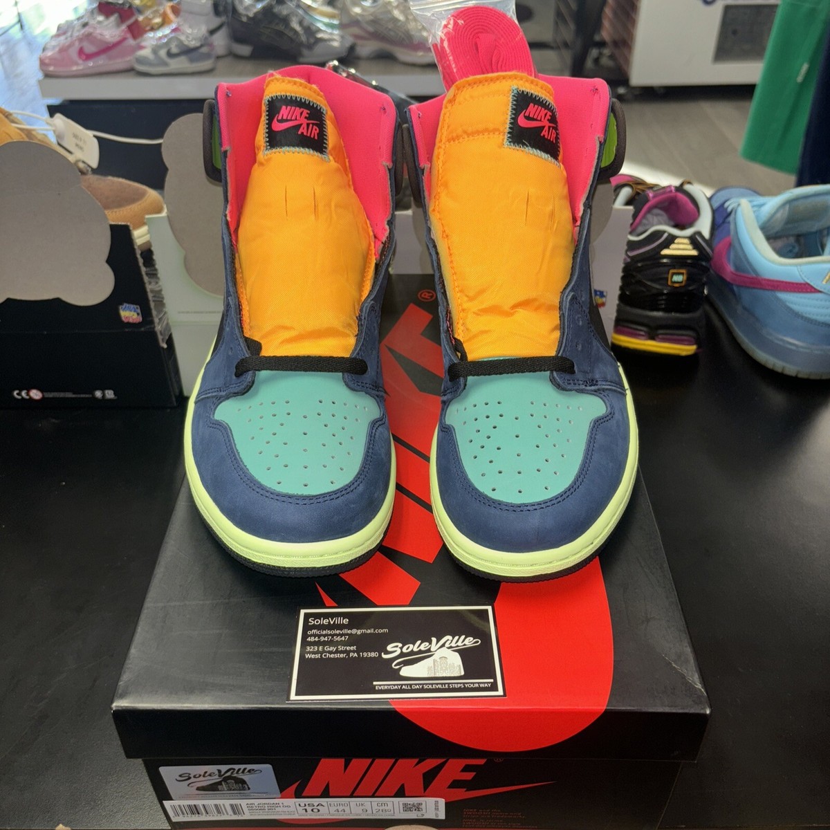 Size 8 men’s air Jordan 1 bio hack high Size 9.5 - Jordan 1 Retro High Tokyo Bio Hack for sale  main image 3