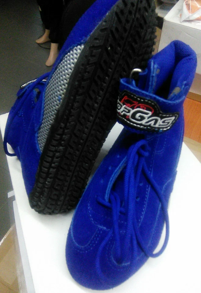 Go-Kart Sc. 30% Chaussure Kart Suède Semelle Résistant Agl 'Hydrocarbures - Photo 2/3