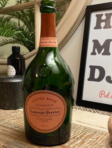 Empty LAURENT-PERRIER Cuvee Rose Champagne Bottle 750ml  ~ EMPTY ~  Home Display - Bild 1 von 7