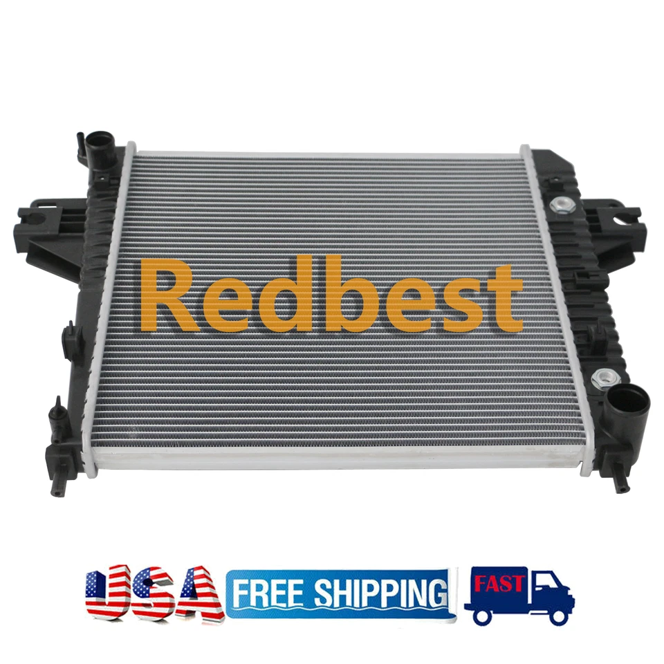 2481 Radiator Fits 2002 2003 2004 2005 2006 Jeep Liberty 3.7L V6 1 Core Aluminum - Image 4 of 4