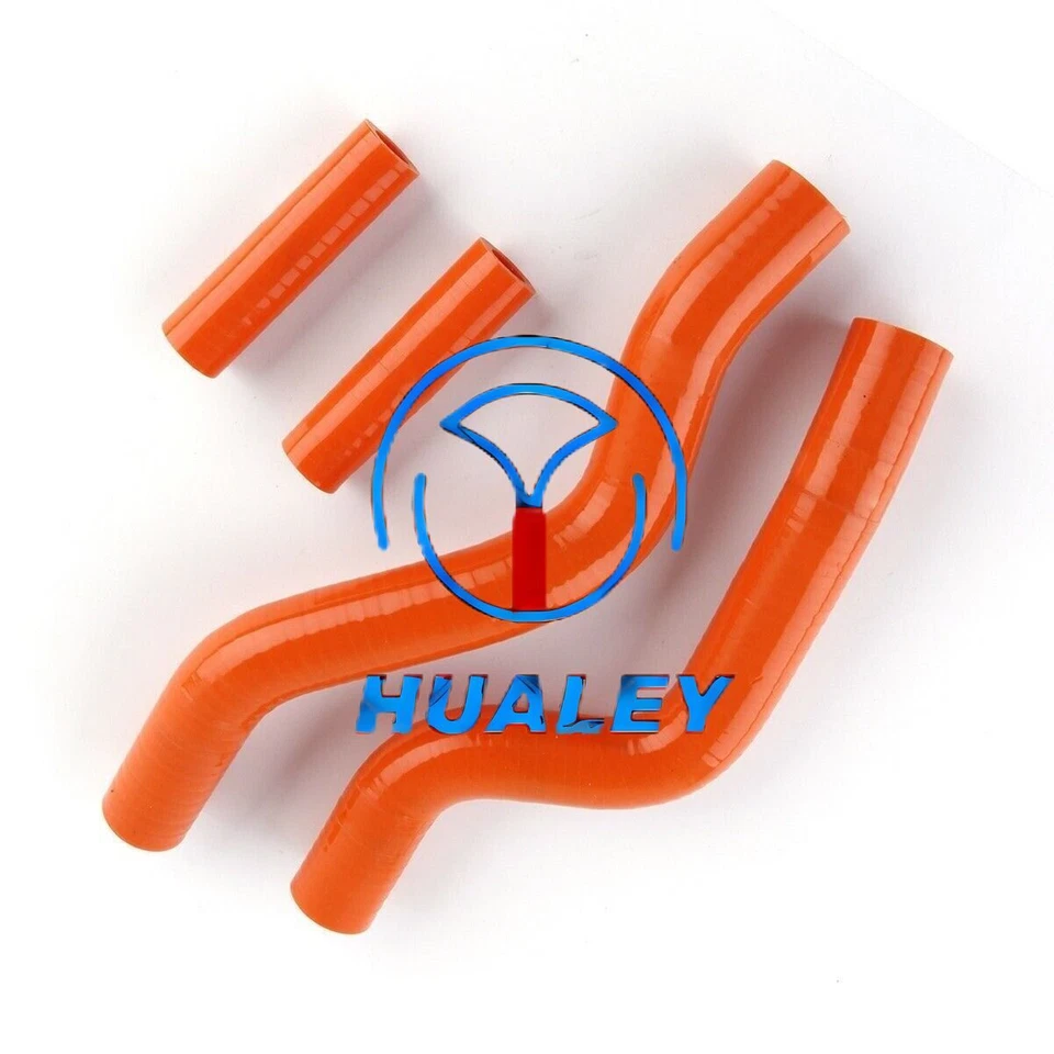 Manguera de radiador de silicona naranja para Suzuki RM250 RM 250 2002 2003 2004 2001-2008 Foto 3 de 4