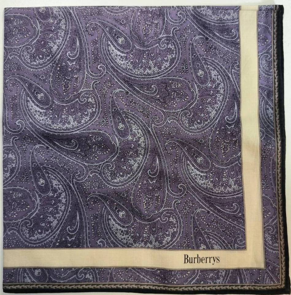 PAÑUELO ALGODÓN BANDANA VINTAGE HANKY ARTE CLÁSICO 18" Foto 2 de 2