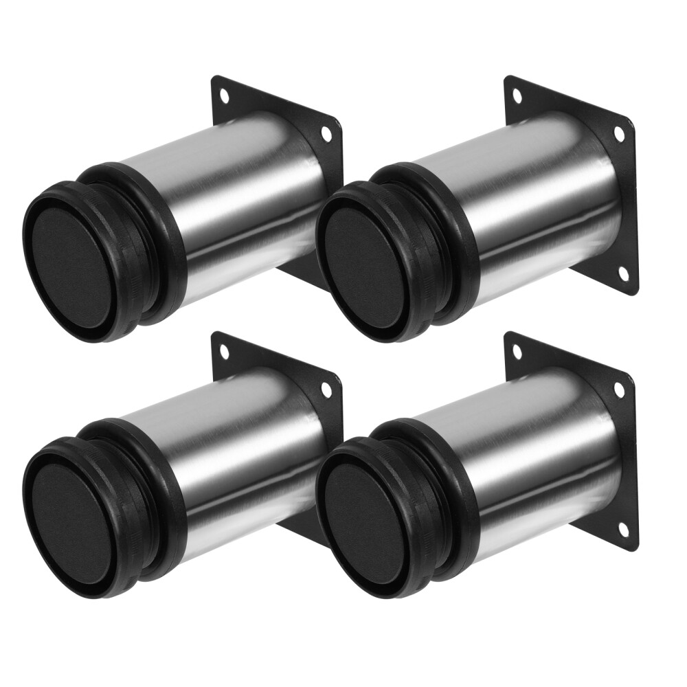 4pcs Adjustable Legs Stainless Steel Sofa Feet Furniture Risers
