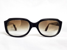 VINTAGE BLACK MEN'S SQUARE FRAMES PERSOL DESIGN STYLE SUNGLASSES UNBRAND NAME