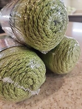 3 Pack Bonnie Macrame Craft Cord Lime  Color 4mm x 100yd Each (300 Yards Total)