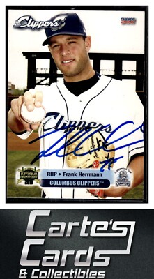 Frank Herrmann 2011 Choice Columbus Clippers #12 TTM/IP Signed Autographed