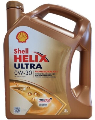 Shell Helix Ultra Professional AV- L 0W-30 1x5 Liter Motoröl VW 50400 VW 50700