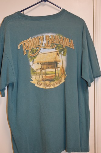 TOMMY BAHAMA CHAIRMAN OF THE BOARDS T SHIRT MENS MEDIUM $3.99 SHIPPING - Picture 5 of 7