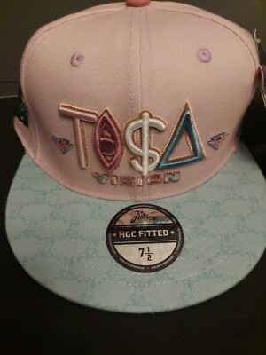 TISA Vizion Club Member Hat Pink Fitted 7 1/2 HeadGear Classics