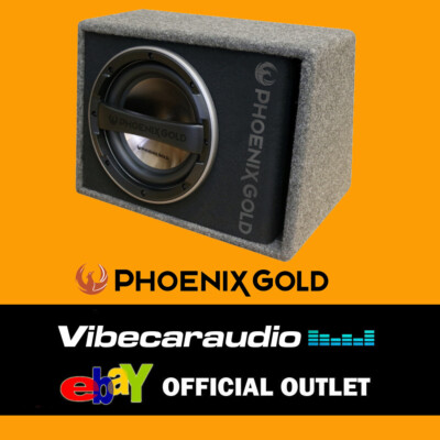 Phoenix Gold Z18AB -  8'' Active Amplified Subwoofer Ported Enclosure Box 500W