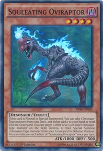 Souleating Oviraptor - SR04-EN002 - Super Rare - 1st Edition x1 - Near Mint