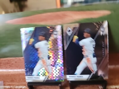Wander Franco Card Rare Refractor Home Jersey Variation BLOCKS HOLO + Bonus Base
