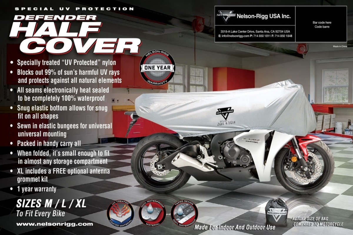 Nelson-Rigg - UV-2000-03-LG - UV-2000 Half Cover, Large FREE US