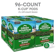 Green Mountain Nantucket Blend Coffee, Medium Roast, K-Cup Coffee Pods, 96 Count