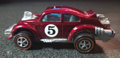 Restored Hot Wheels Redline Spoilers Evil Weevil RED #5 STICKER