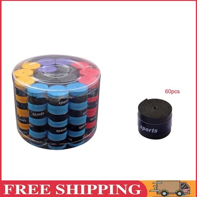 60 Pcs Badminton Racket Grips Sweatband Wrap Your Racquet for High Performance