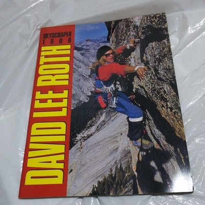 David Lee Roth 1988 Japan Tour Program Concert Pamphlet Van Halen Steve Vai Rare