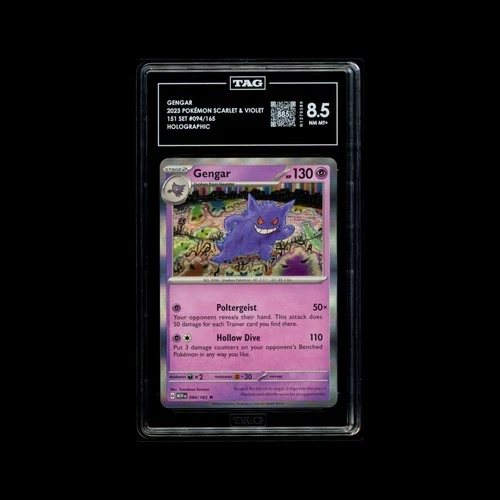 Gengar Holo 094/165 2023 Pokemon Sv: Scarlet & Violet 151 TAG 8.5