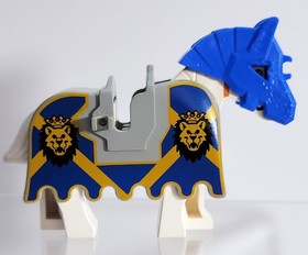 LEGO Horse Barding, Armor Lion Heads Knights Kingdom I King Leo's Castle 6091