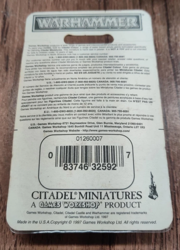 Dogs of War Lumpin Croops Halflings Regiment of Renown Blister Sealed OOP GW - Image 2 of 2