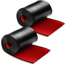2pcs 7.2ft 5.1in Side Skirts for Cars Universal,Universal Rubber Anti-Scratch...