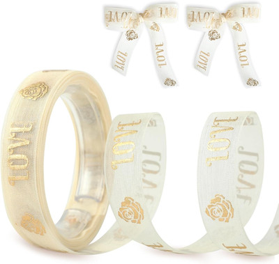 Hochzeit Schleifenband 9,1m x 0,9cm Mr & Mrs Deko Hochzeit Geschenkband Herz Dek