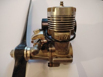 Vintage Enya 35 RC Nitro Flugzeug Motor, Plane Engine, Aircraft Nitro Engine