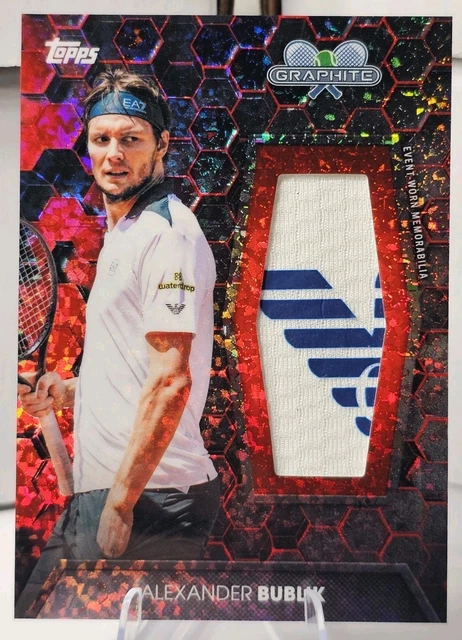 2026 Topps Graphite Tennis 1 of 1 Relic Alexander Bublik  #GR-AB