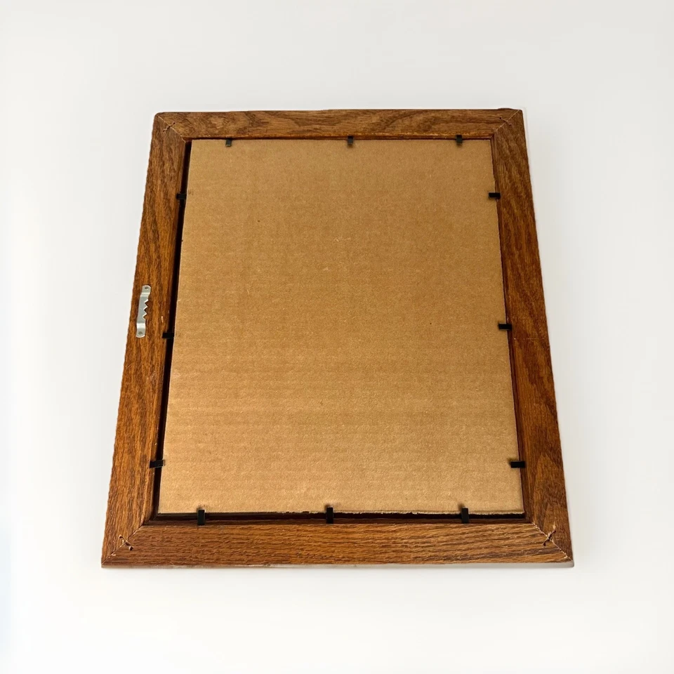 Wood Framed Vintage Train Print Wall Art Railroad - Image 2 of 2