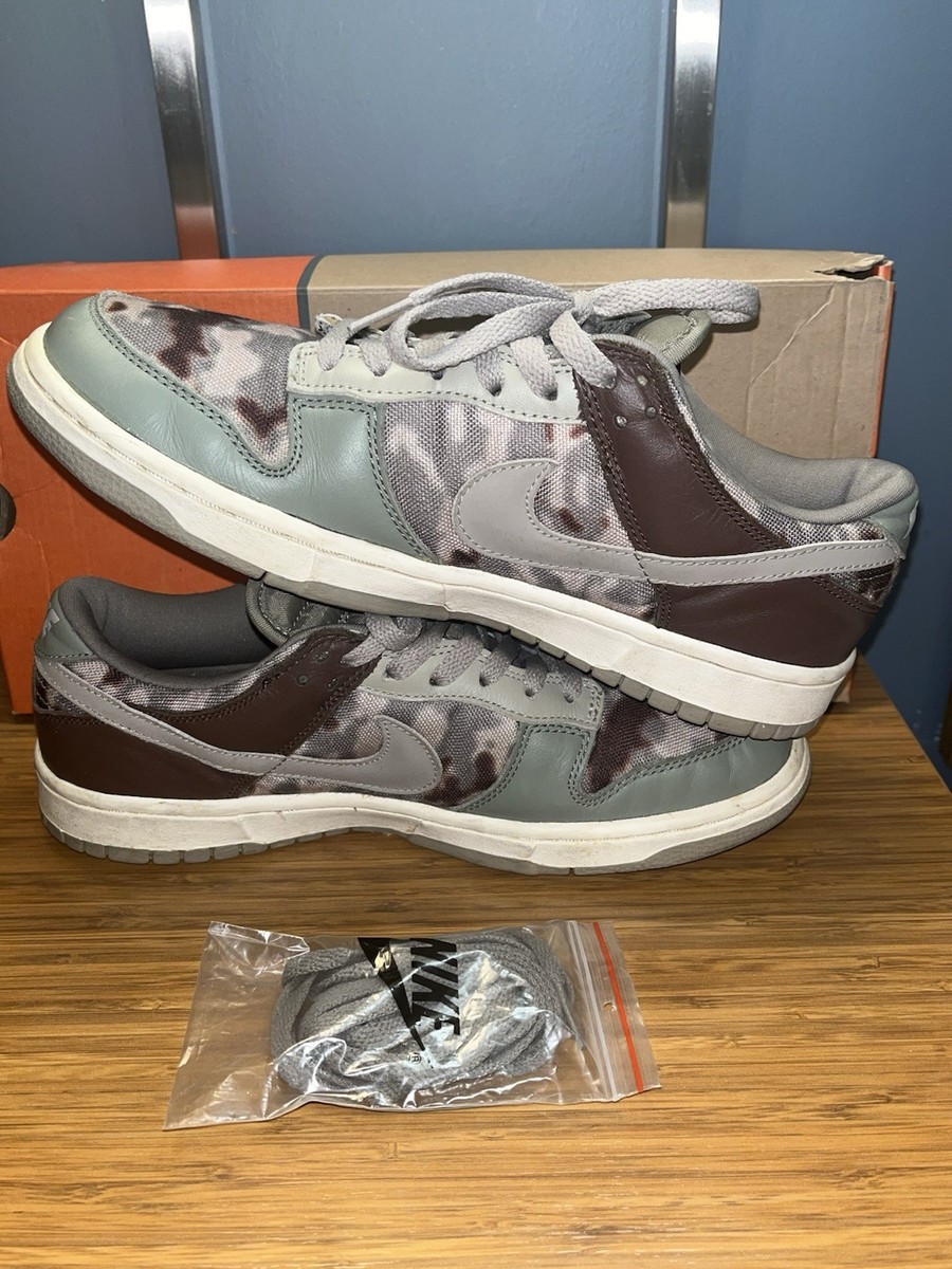 2003 Nike Dunk Low Premium 307696-351 SB Camo Green Olive Size 9.5