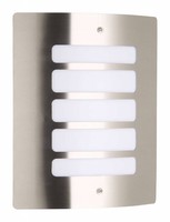 Brilliant Lampe Todd AußEnwandleuchte Edelstahl | 1X A60, E27, 60W, Geeignet FüR