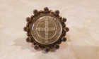Virgins Saints and Angels San Benito Ring Sterling Silver Size 7 Vintage VSA Lg