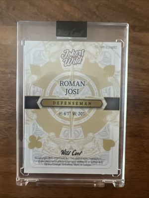 2025 Wild Card Multi Jokers Wild Joker 1/1 - Roman Josi | eBay