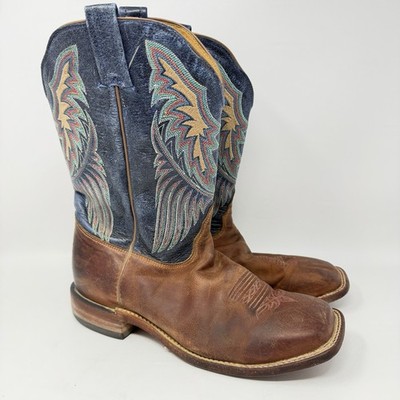 Tony Lama Womens San Saba Dava Boot Golden Oak Brown Size 6 Square Toe Western