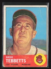 1963 Topps #48 Birdie Tebbetts - VG Set Break!