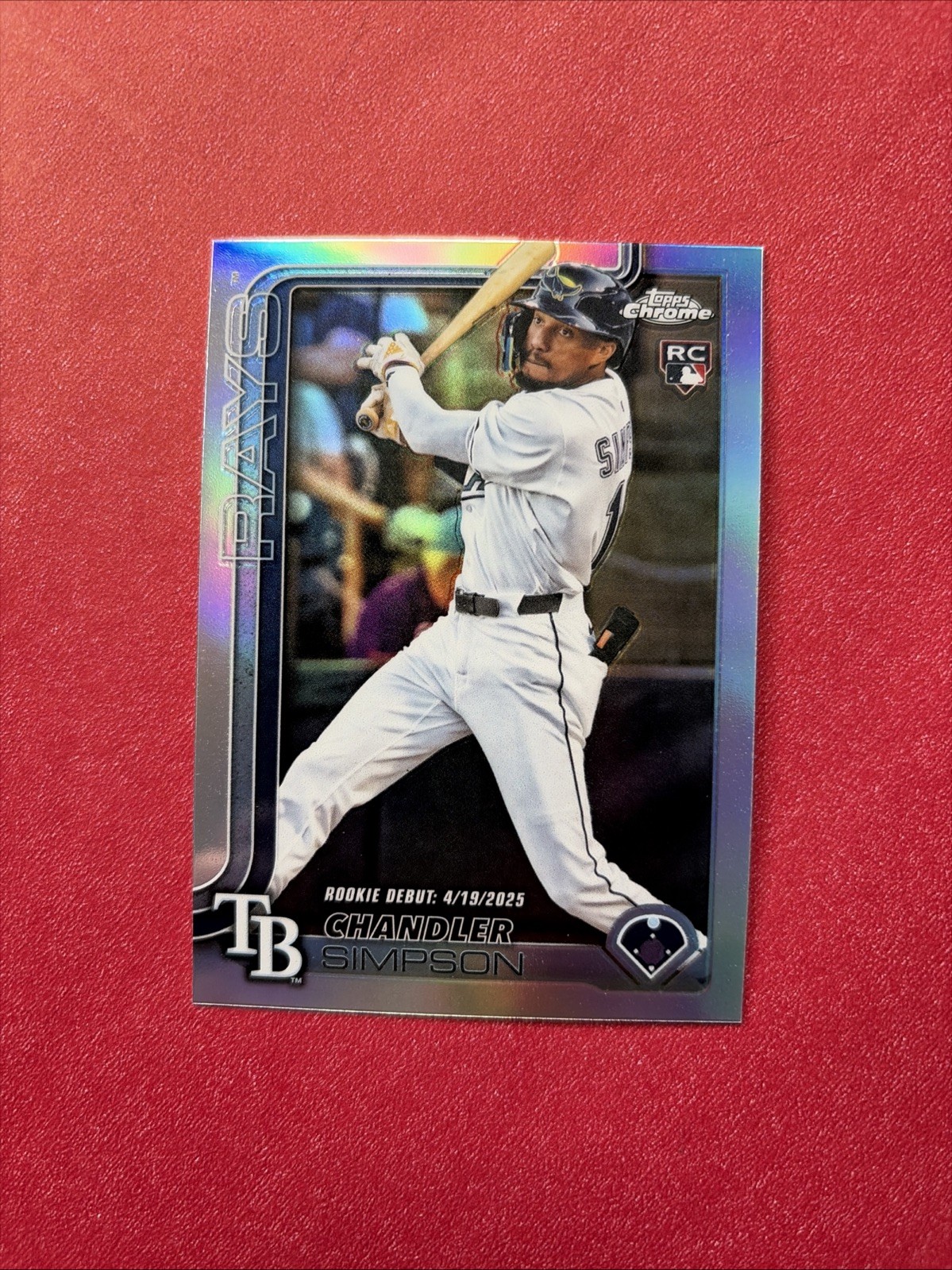 2025 Topps Chrome Update Series - Chandler Simpson Refractor  #USC179 (RC)