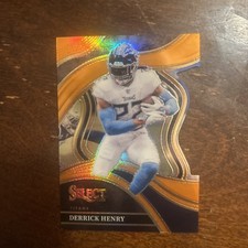 Derrick Henry - 2023 Select Club Level Orange Die-Cut Prizm /399 #276 RAVENS
