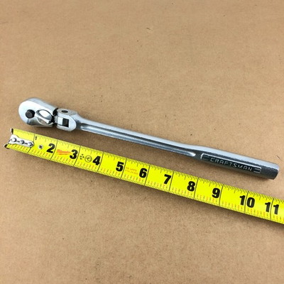 #ad Vintage Craftsman 3 8” Dr. Flex Head Ratchet 90 Degree Quick Release V 42793 USA $79.99