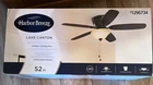 Harbor Breeze Lake Canton 52-in Flush Mount Bronze Ceiling Fan With Light