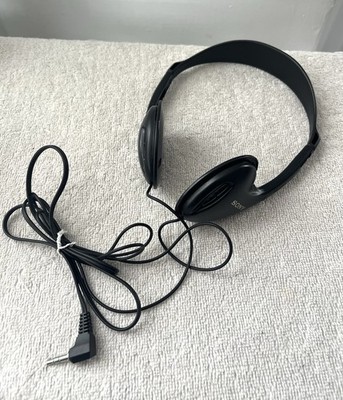 Vintage Sony MDR-023 Stereo Radio Headphones. No Pads. Tested. Works.