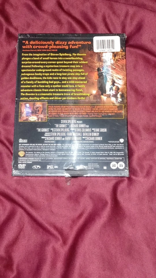 Goonies -2001 Snap Case DVD / Unopened/brand New/factory Sealed Foto 2 de 2