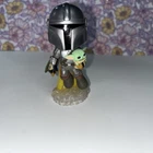 Funko Mystery Mini Star Wars MANDALORIAN FLYING WITH THE CHILD GROGU 1/24