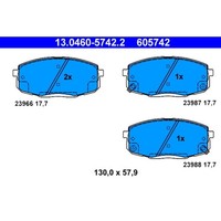 Bremsbelagsatz Scheibenbremse ATE 13.0460-5742.2 FüR Kia Hyundai Cee'd SW I30