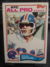 1982 Topps #90 ROOKIE RC Steve Watson -Temple Owls/Denver Broncos-