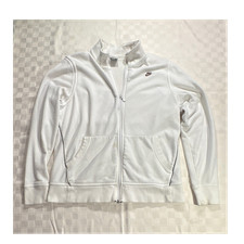 Nike Women s XL White Track Jacket Full Zip F...