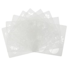 9 Pcs Stencil Craft Reusable Flower Stencils Floral Painting Templates