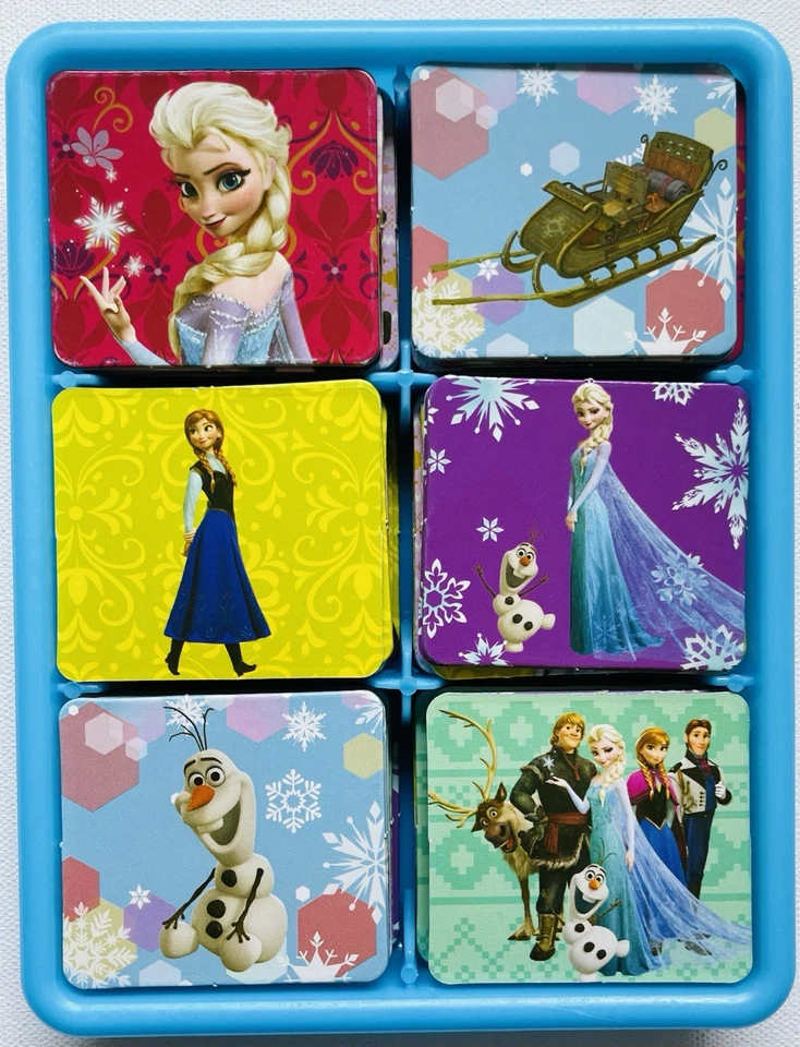 Disney Frozen Memory Match Game 72 Cards Kids Family Matching Game Complete - Image 3 of 4
